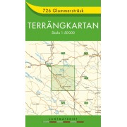 726 Glommersträsk Terrängkartan