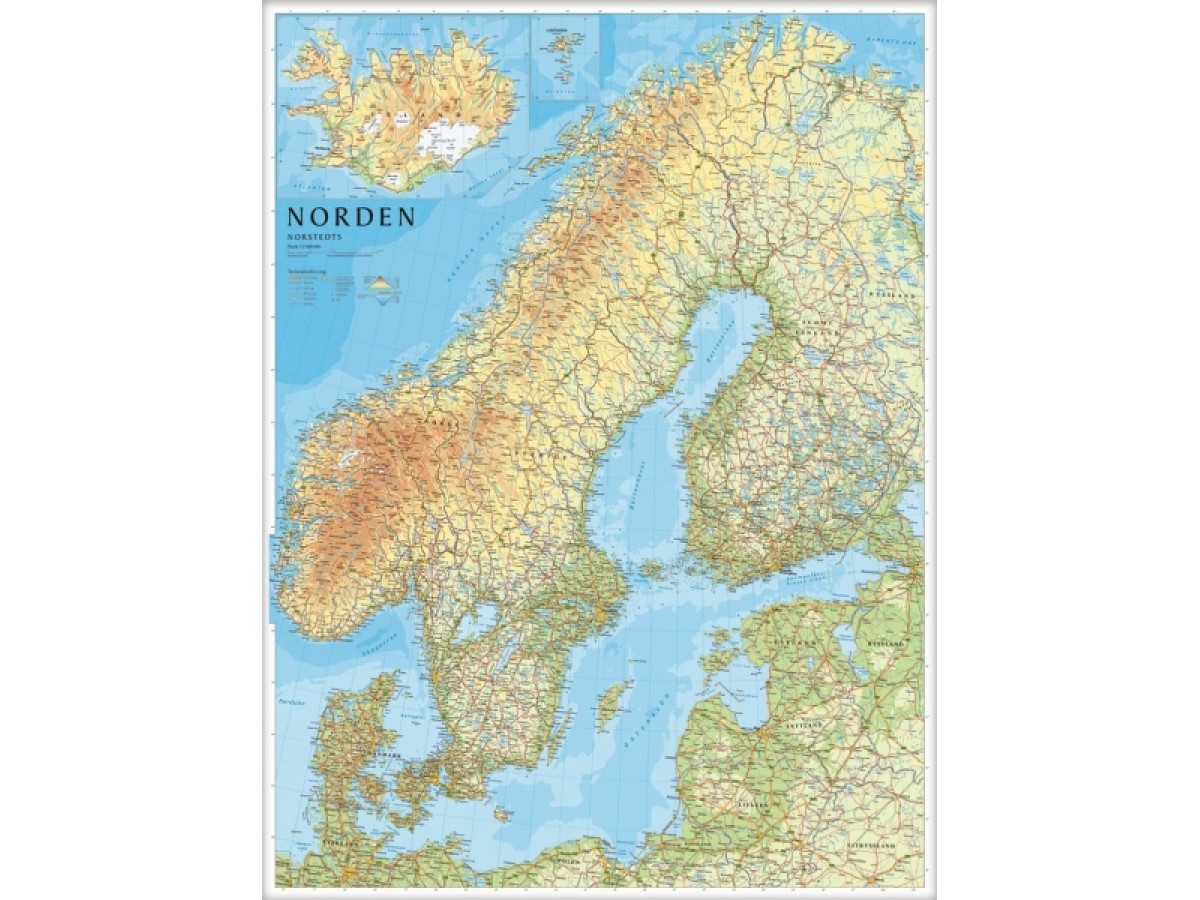 Topografisk Karta Norden – Karta 2020