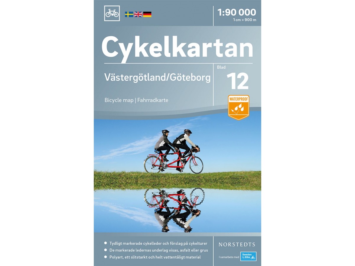 Cykelkartan 12 Västergötland/Göteborg Cykelkartan 12 Västergötland/Göteborg