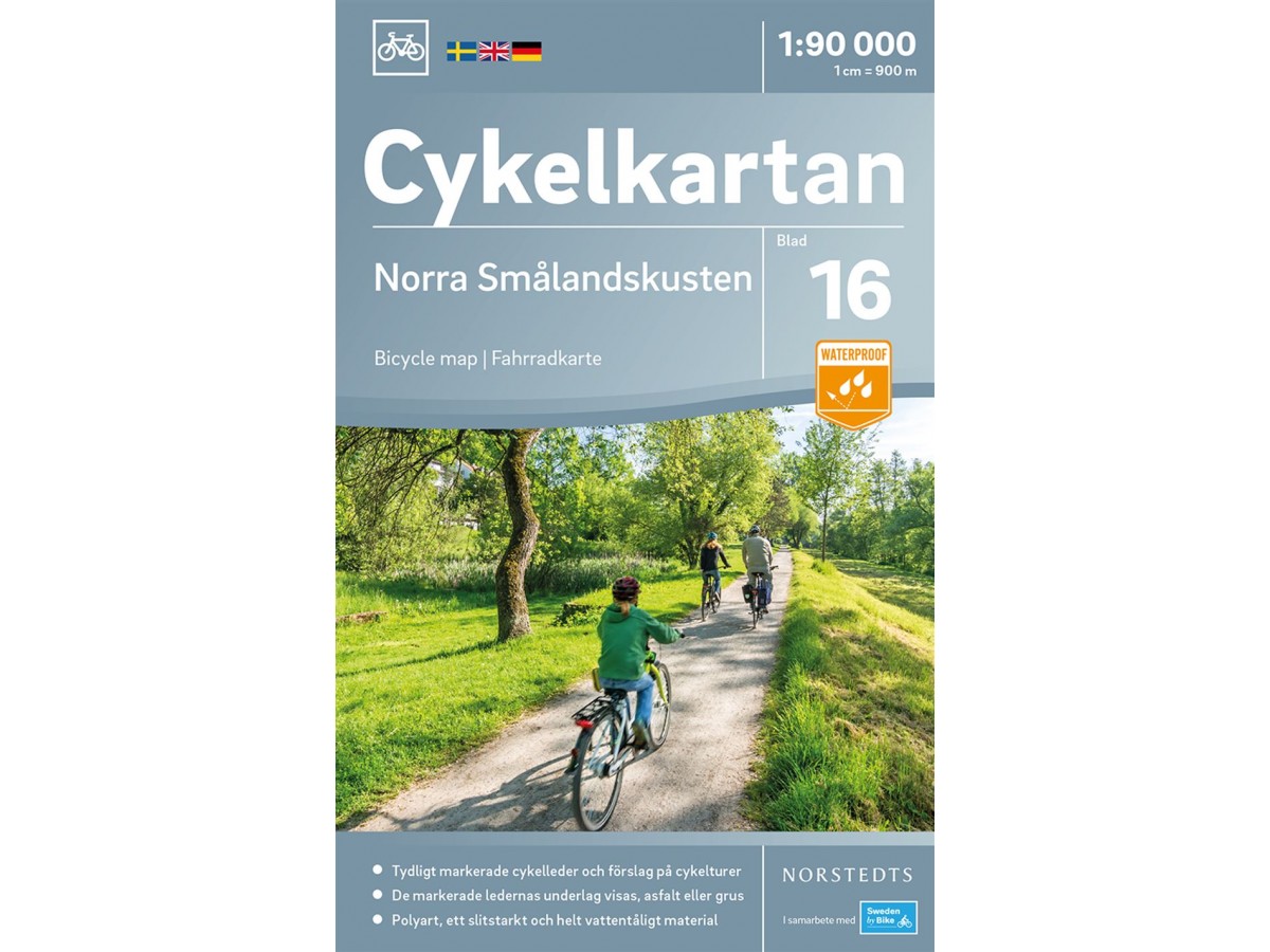 Cykelkartan 16 Norra Smålandskusten Cykelkartan 16 Norra Smålandskusten