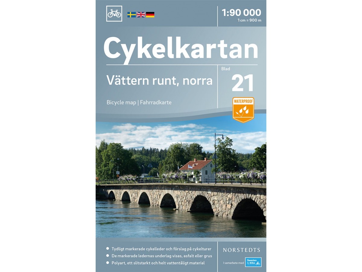 Cykelkartan 21 Vättern runt - Norra Cykelkartan 21 Vättern runt - Norra