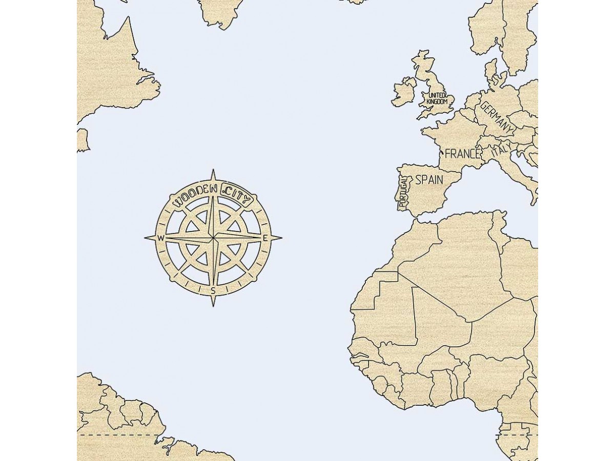 World map wood size M 57x38cm World map wood size M 57x38cm