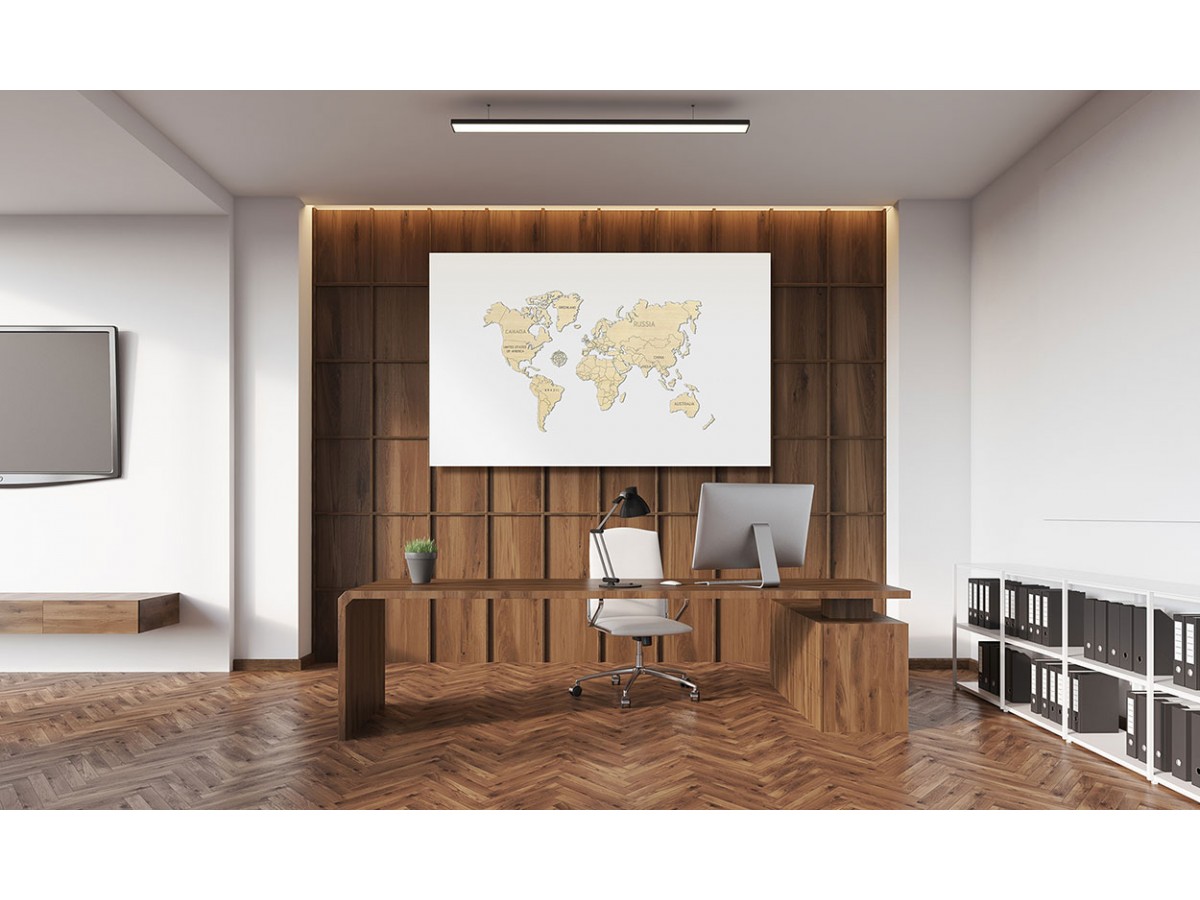 World map wood size M 57x38cm World map wood size M 57x38cm