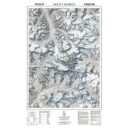 Mount Everest Väggkarta NGS 1:50.000