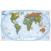 Världen Väggkarta NGS Explorer 1:52milj