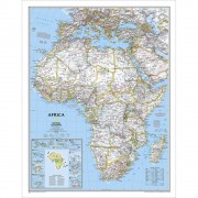 Afrika väggkarta NGS 1:9,328 milj