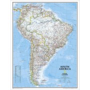 Sydamerika NGS 1:7,1milj. POL 91x117cm