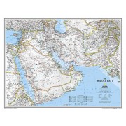 Mellanöstern Väggkarta NGS 77x60cm