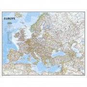 Europa Väggkarta NGS 1:5,4milj