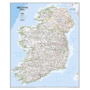 Irland Väggkarta NGS
