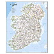 Irland Väggkarta NGS 76x91cm