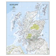 Skottland Väggkarta NGS 