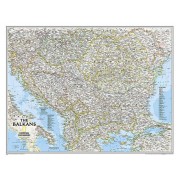 Balkan Väggkarta NGS 77x60cm