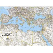 Medelhavsregionen Väggkarta NGS 77x66cm