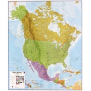 Nordamerika Maps International 1:7m POL 100x120cm