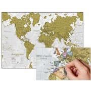 Scratch Världen Maps International