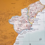 Spanien Portugal Scratch Maps International