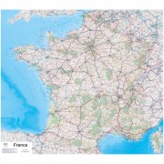 Frankrike Väggkarta IGN