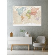 Världen Norstedts 1:41,4 milj Antik 100x70cm