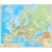 Europa väggkarta Kartförlaget 1:5,5 milj  FYS 98x82cm