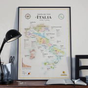 Italy wine map