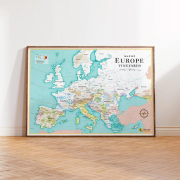 European Wine Map XL