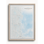 Kustkarta Jungfukusten 50x70cm Dapa Maps