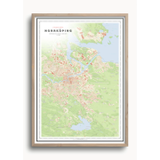 Stadskarta Norrköping 50x70cm Dapa Maps
