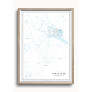 Skidkarta Lofsdalen 50x70cm Dapa Maps