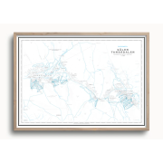 Skidkarta Sälen Tandådalen 70x50cm Dapa Maps