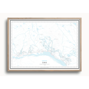 Skidkarta Åre 70x50cm Dapa Maps