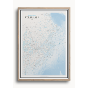 Skärgårdskarta Stockholm 50x70cm Dapa Maps