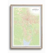 Stadskarta Uppsala 50x70cm Dapa Maps