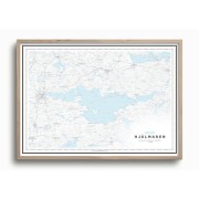 Sjökarta Hjälmaren 70x50cm Dapa Maps