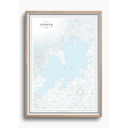Sjökarta Vänern 50x70cm Dapa Maps