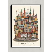 Stockholm poster 50x70cm