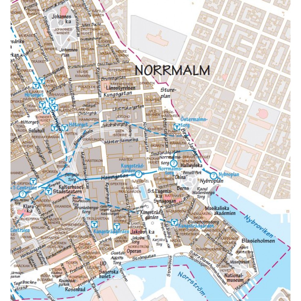 Norrmalm Grå Design 70x50cm