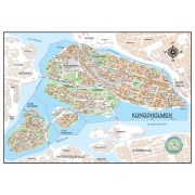 Kungsholmen Grön Design 70x50cm