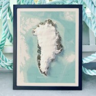 Grönland 40x50cm Mapbits