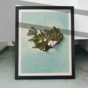 Island 40x50cm Mapbits