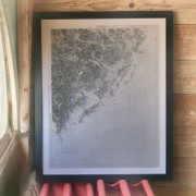 Stockholms skärgård södra delen 40x50cm Mapbits