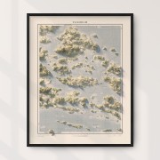 Vaxholm 40x50cm Mapbits