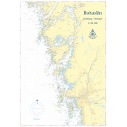 Göteborg-Smögen Väggkarta  Hydrographica 70x100cm