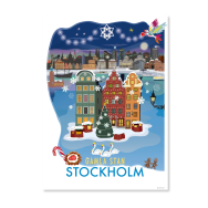 Gamla Stan Poster 21x30cm winter