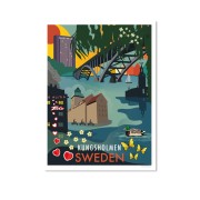 Kungsholmen City Poster 21x30cm