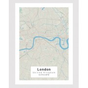 London poster Designkartan by Kartbutiken