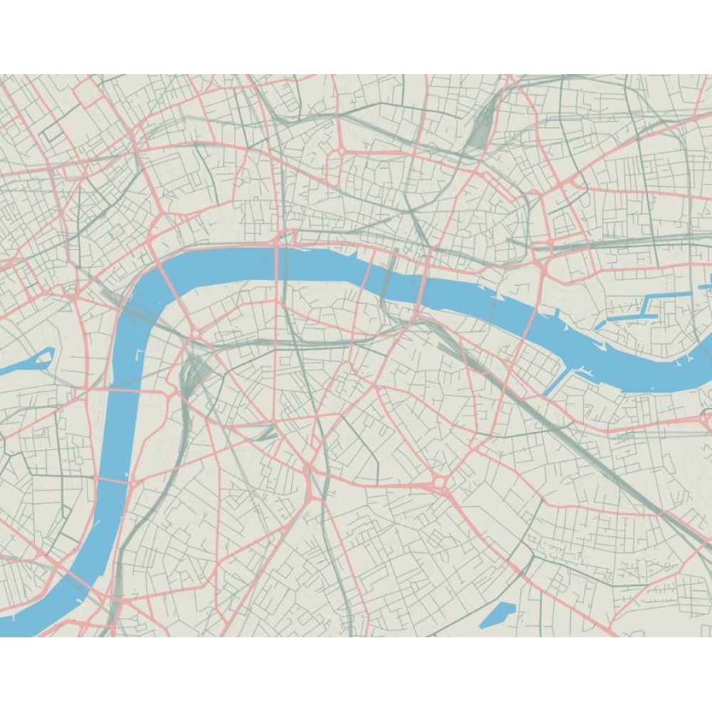 London poster Designkartan by Kartbutiken