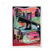 New York City Poster 21x30cm