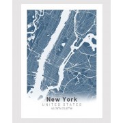 New York poster Designkartan by Kartbutiken