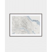 Årefjällen poster Altitud Fjelltopp